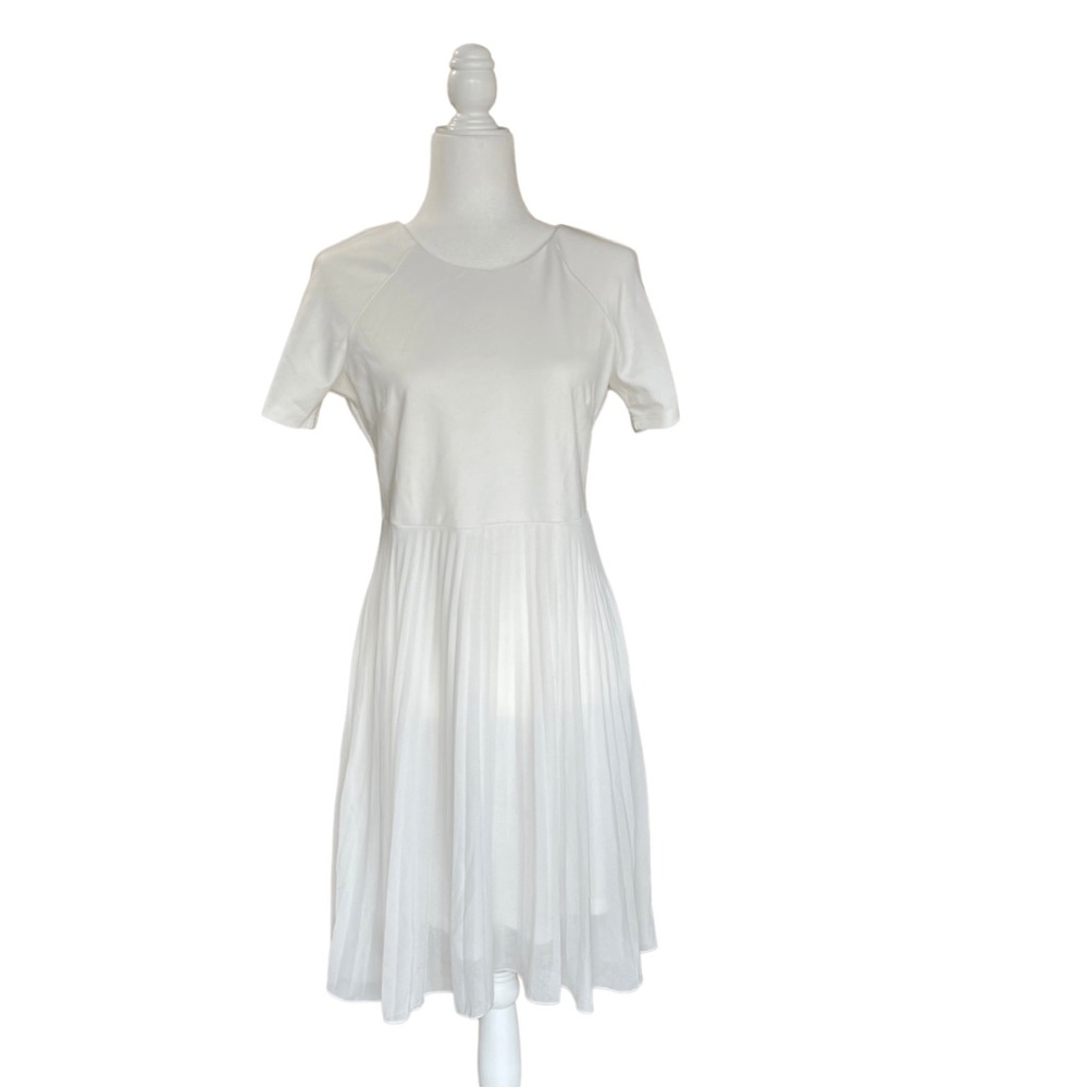 Woosea White Casual Graduation Dress Sorority Ritual Dress Size Large